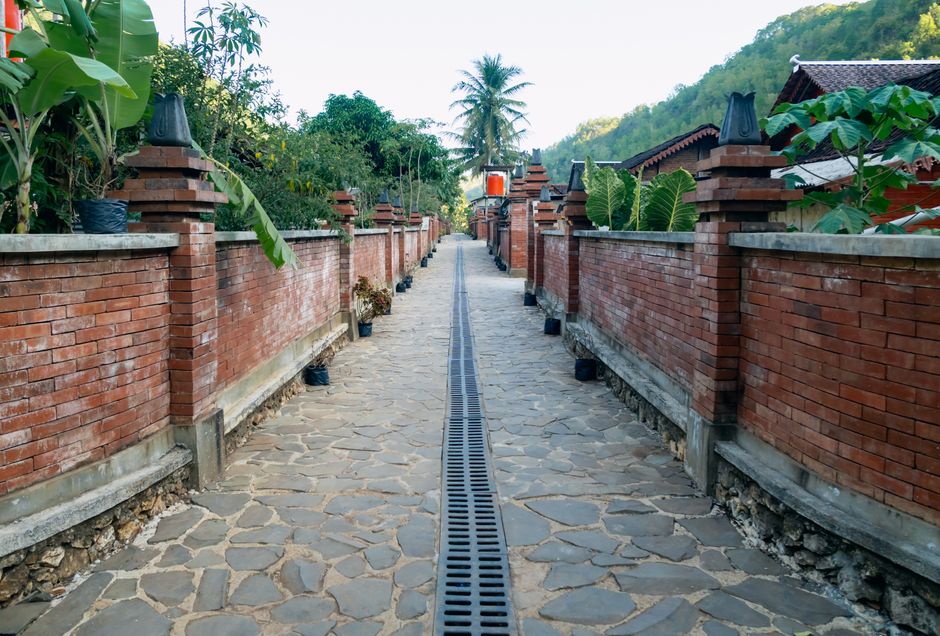 箱根の散歩風景