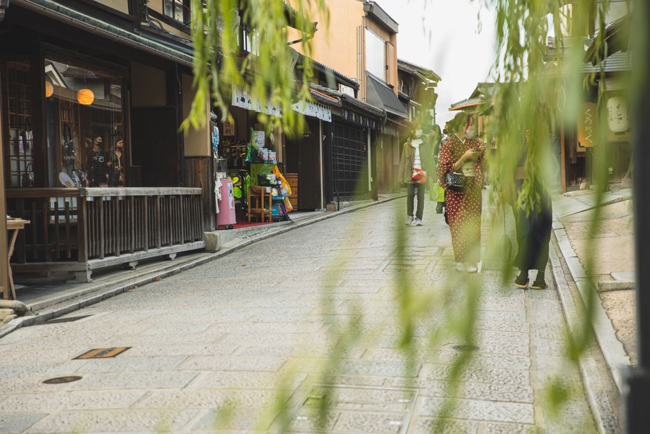箱根の散歩風景