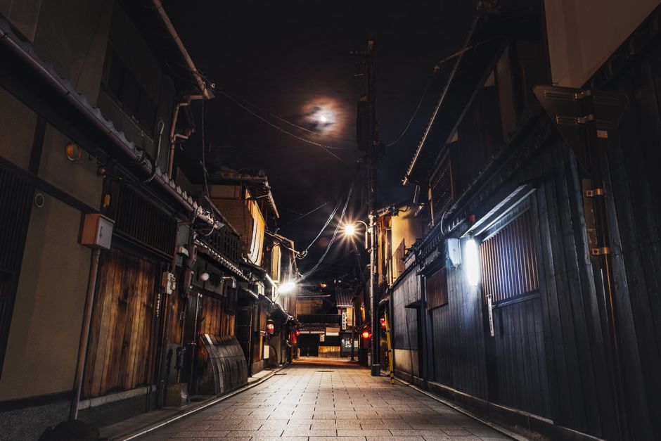 箱根の散歩風景