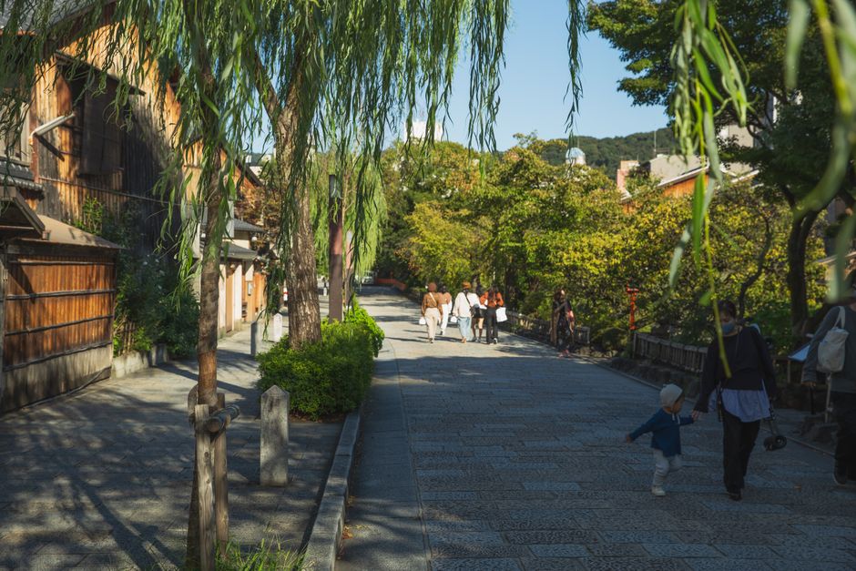 箱根の散歩風景