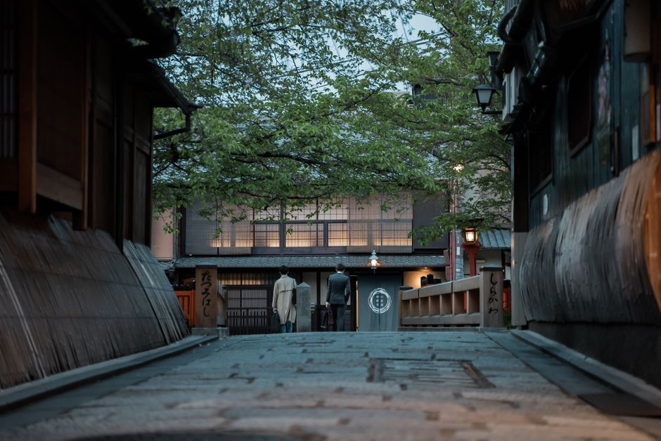 箱根の散歩風景